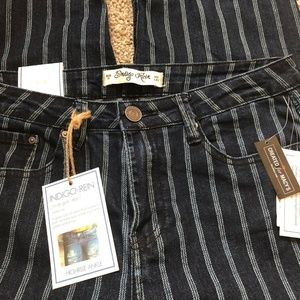 Indigo Rein Pin Strip Jeans Size 11